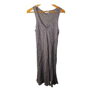 CP Shades Blue Linen Slio Dress XS